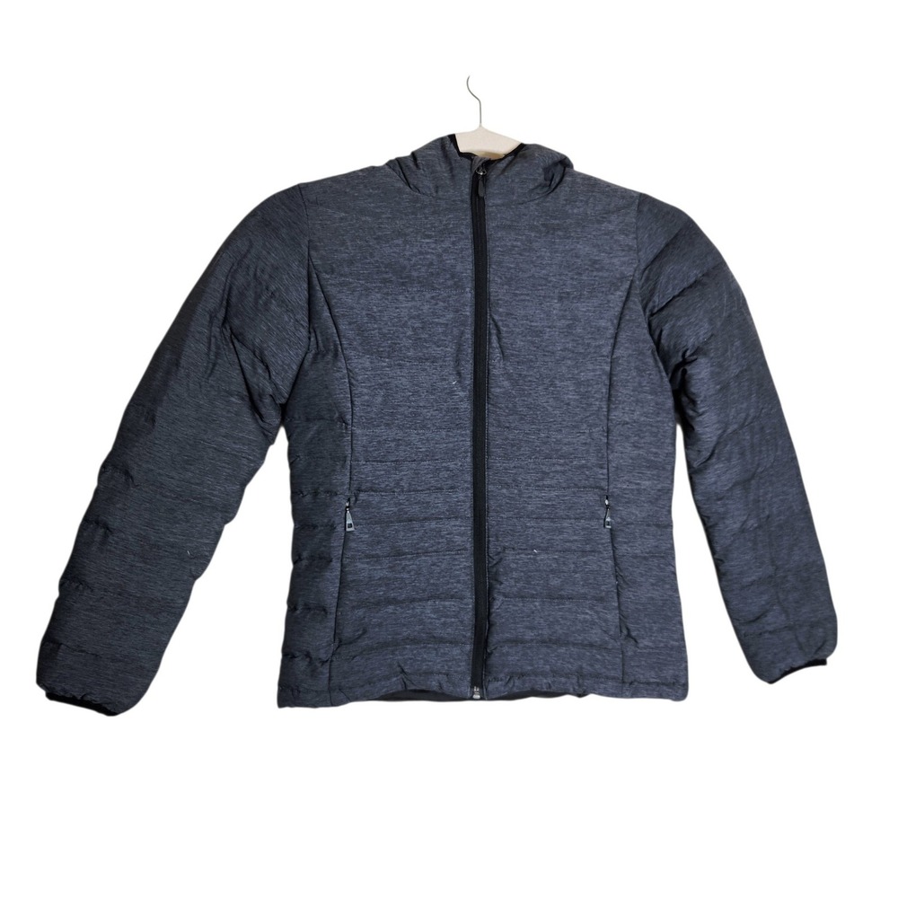 McKINLEY Foster Womens Down Puffer Jacket Gray Hooded Winter Coat MW249190 S